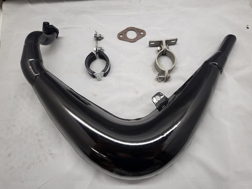 Minarelli MZ65 Expansion Pipe With Manifold For 80cc Minarelli Bicycle Engine Kit