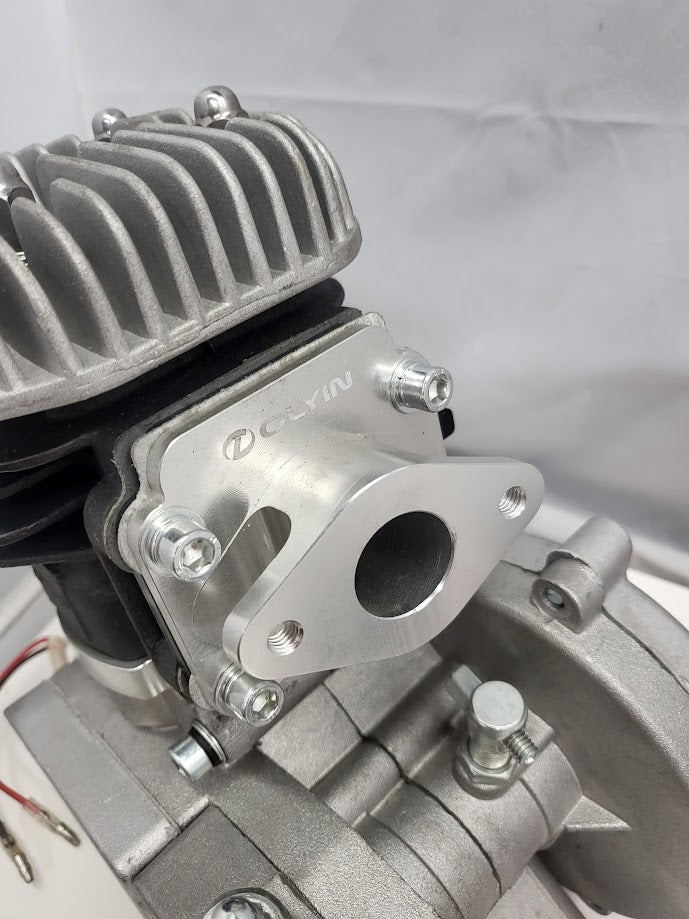 Minarelli 80cc Bicycle Engine with 21mm Carburetor, CNC Intake, Dyno Tested 6 HP