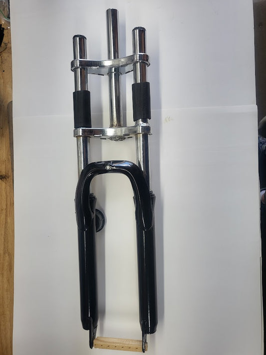 Gas Tank Frame Bicycle Fork 26" Triple Tree Suspension Gas Motorized Bicycle