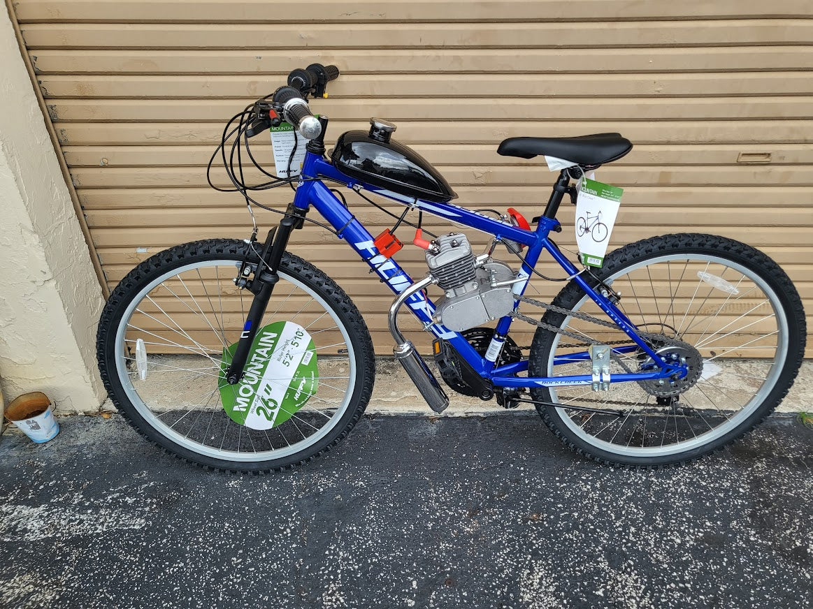 New 80cc Motorized 26" Mountain Bike, Pre Built and Tested, Free Shipping