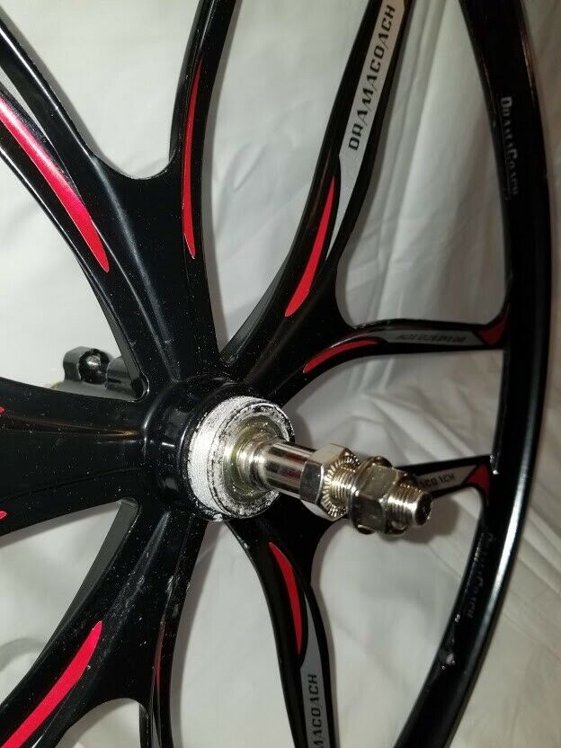 26 Inch Heavy Duty 10 Spoke Star Motorized Bike Disc Brake Mag Rims Set