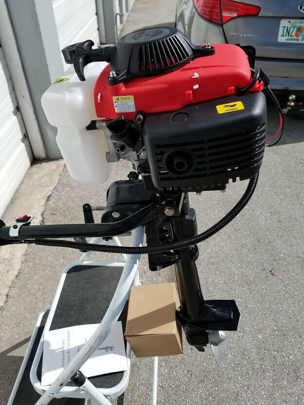 52cc 4Hp 4 stroke Heavy Duty Outboard Motor Air Cooled USA Seller