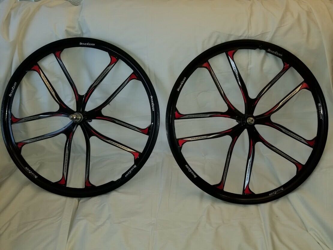 26 Inch Heavy Duty 10 Spoke Star Motorized Bike Disc Brake Mag Rims Set