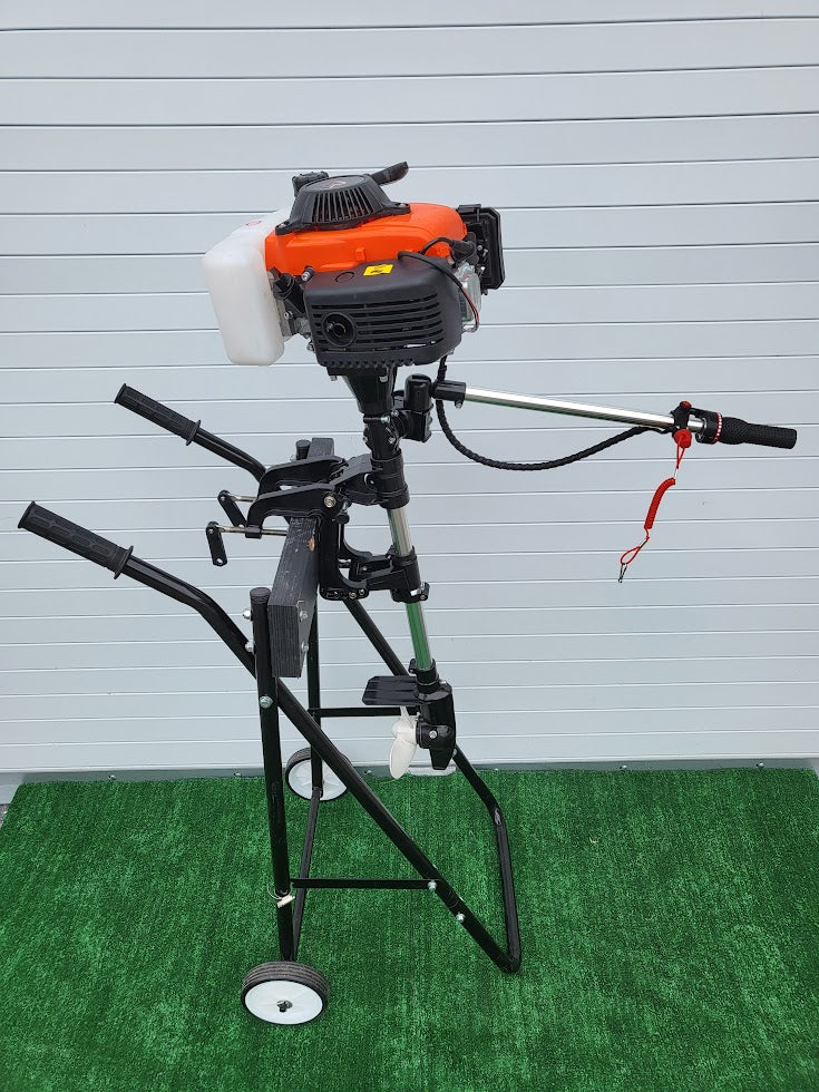 52cc 4Hp 4 stroke Lightweight Outboard Motor Air Cooled USA Seller