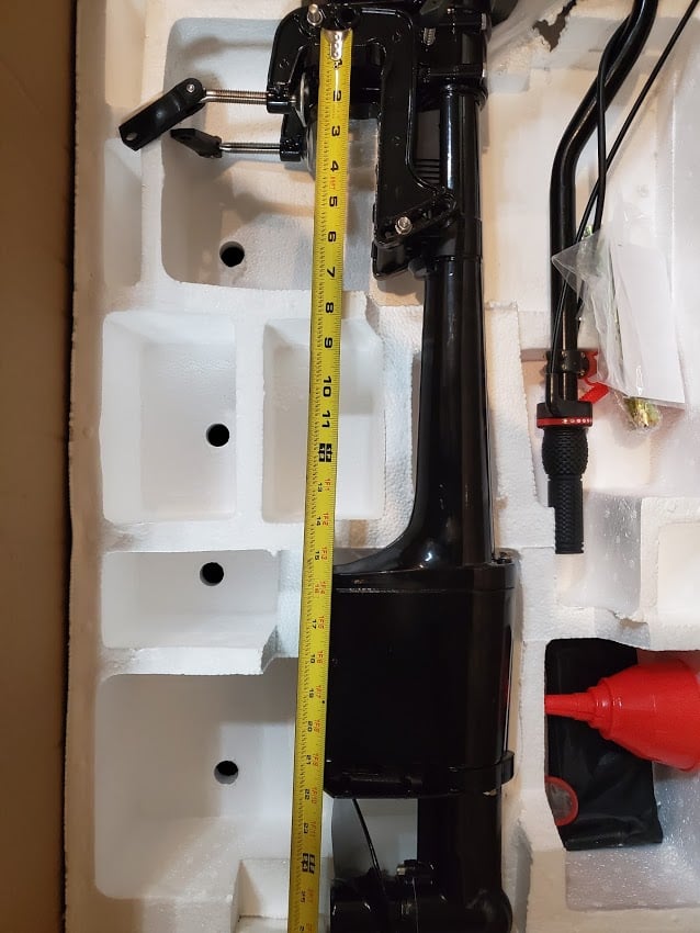 196cc 6Hp 4 Stroke Outboard Motor Air Cooled 22" Long Shaft