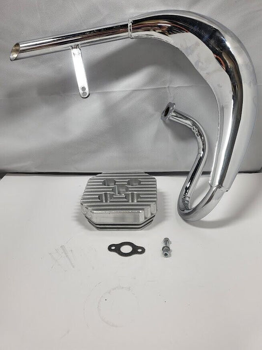 80CC Performance Expansion Chamber Pipe and CNC Proline Head