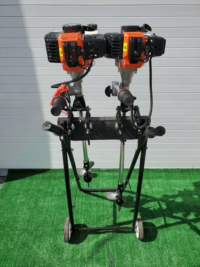 Long Shaft 3.5Hp 52cc Outboard Motor 2 Stroke Jon Boat, Zodiac, Dingy 20 Lbs