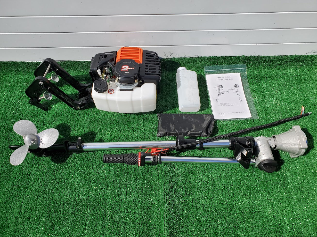 52cc 3.5Hp 2 Stroke Gas Outboard Motor Jon Boat, Zodiac, Dingy