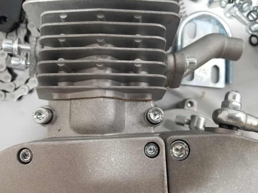 PK80+ 80CC, PK90+ 90CC, PK100+ 100CC Bicycle Engine Kits, 8mm Mount, Upgraded Magneto