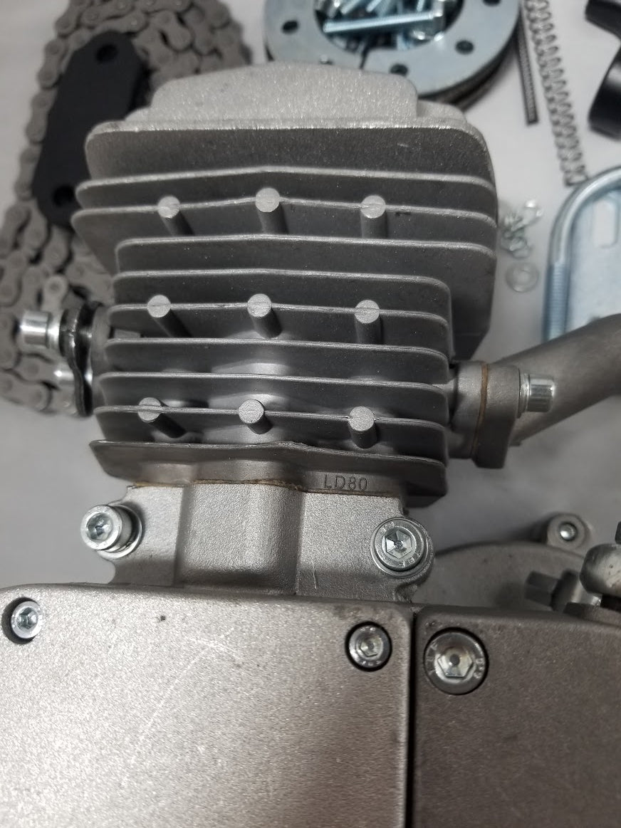 PK80+ 80CC, PK90+ 90CC, PK100+ 100CC Bicycle Engine Kits, 8mm Mount, Upgraded Magneto