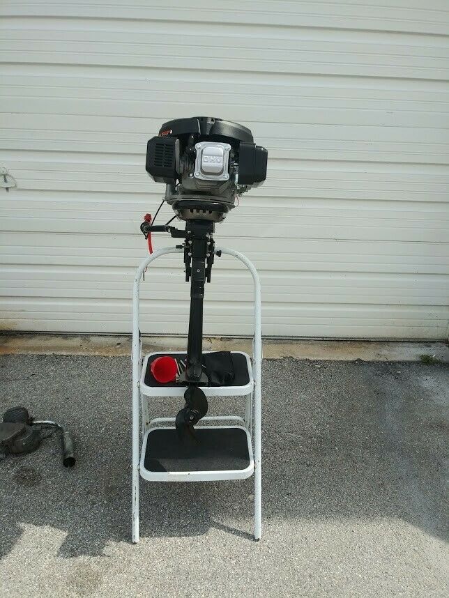 224cc 7Hp Outboard 4 Stroke Outboard Engine Air Cooled Jon Boat Zodiac Inflatable