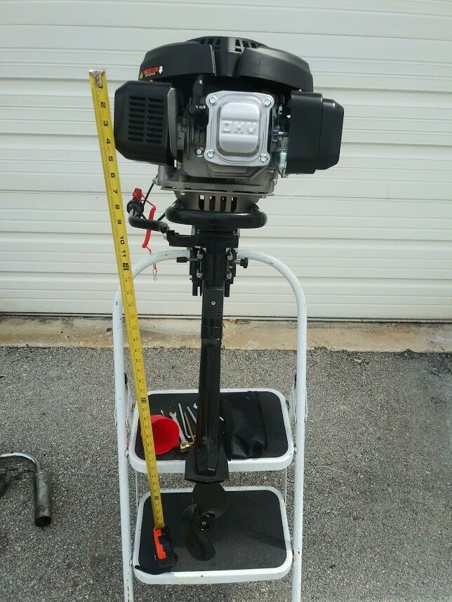 224cc 7Hp Outboard 4 Stroke Outboard Engine Air Cooled Jon Boat Zodiac Inflatable