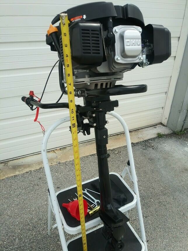 224cc 7Hp Outboard 4 Stroke Outboard Engine Air Cooled Jon Boat Zodiac Inflatable