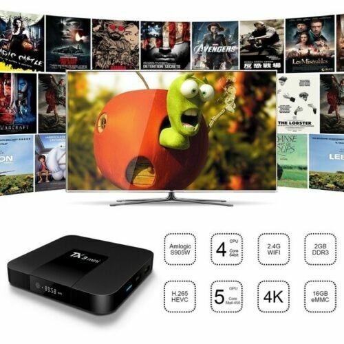 4K SMART TV Box Media Player Quad-Core WIFI 2GB+16GB, Sports and Movies