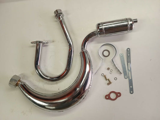 80CC 100cc Chrome  VooDoo Performance Expansion Pipe Muffler