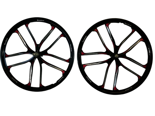 26 Inch Heavy Duty 10 Spoke Star Motorized Bike Disc Brake Mag Rims Set