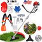 3-in-1 Gas Powered String Trimmer, 52CC Engine, Brush Cutter with Safety Kit and Accessories Weed Eater Wacker
