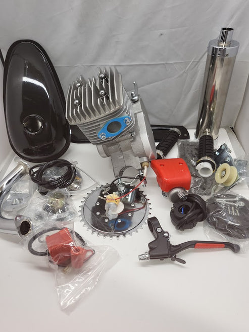 Avenger 85 110cc Motorized Bicycle Engine Kit Free Shipping 36 Tooth 6 ...