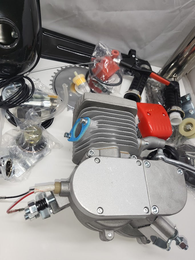Avenger 85 110cc Motorized Bicycle Engine Kit Free Shipping 36 Tooth 6 ...