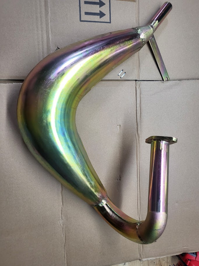 Avenger 85 MZ65 Pipe with Stinger Tip Side, Belly, Chrome or