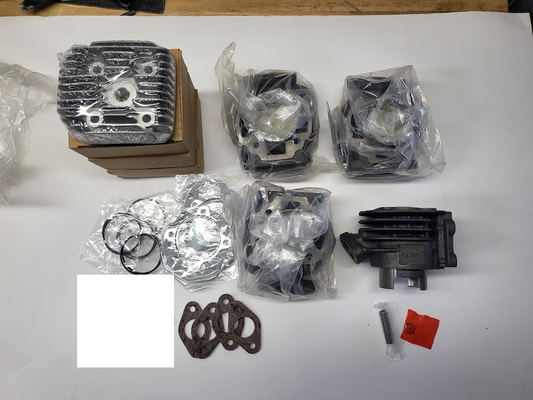 4 Pack Minarelli Cylinder Kit for 80cc Bicycle Engine Build