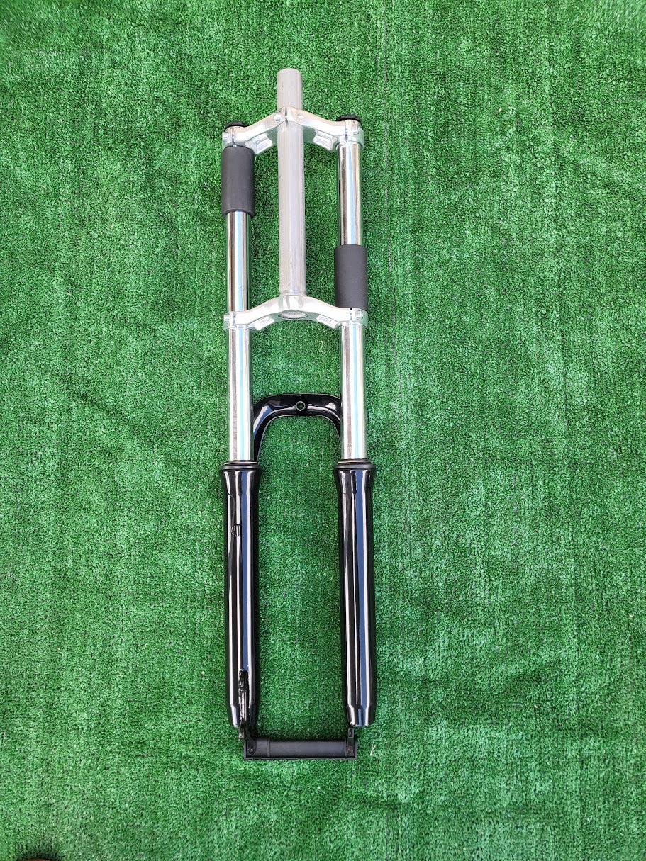Gas Tank Frame Bicycle Fork 26" Triple Tree Suspension Gas Motorized Bicycle
