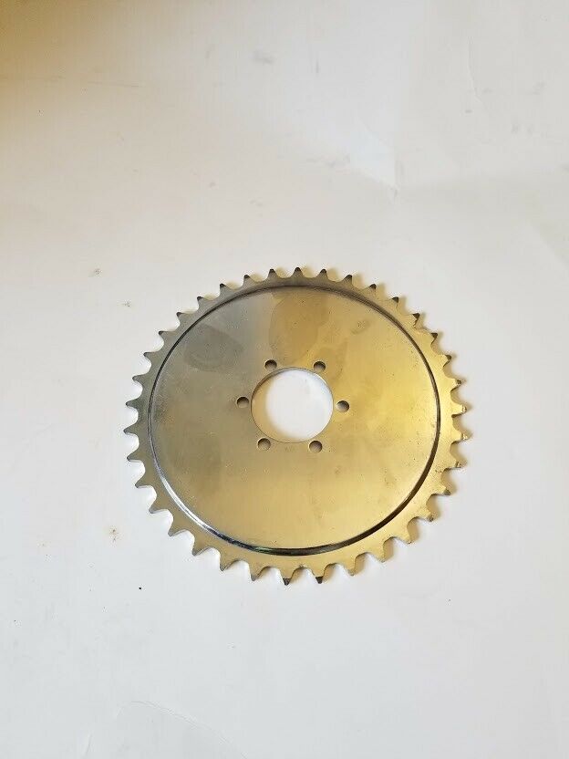 44 Tooth Rear Sprocket For 80cc Motorized Bicycle 6 Hole with 6 Mounting Bolts