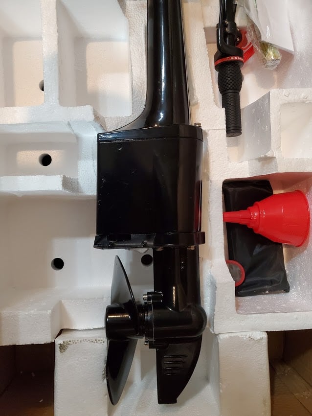 196cc 6Hp 4 Stroke Outboard Motor Air Cooled 22" Long Shaft