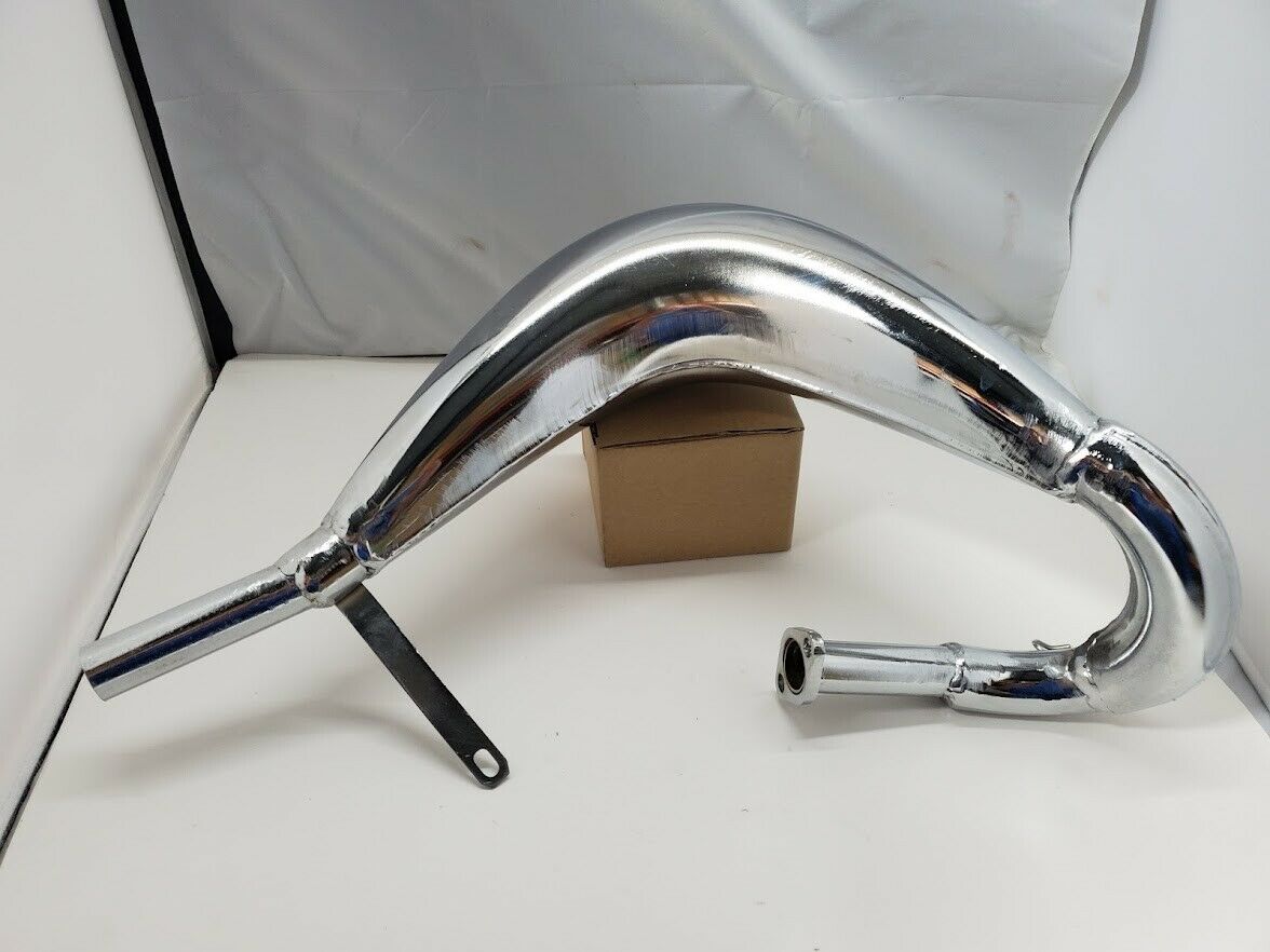 Chrome MZ65 Pipe for 80cc 100cc Motorized Bicycles Tested 18% HP Boost